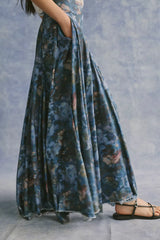 Fallen Star Printed Wide-Leg Pants