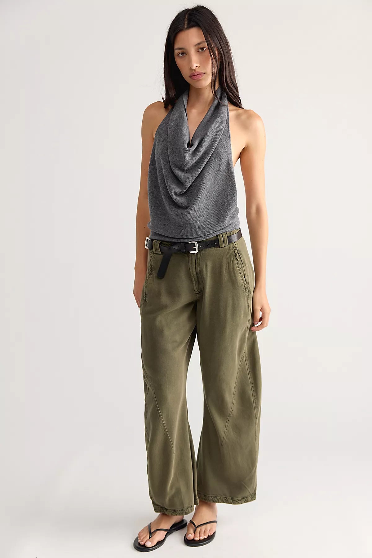 Geel Vega Cowl Neck Top