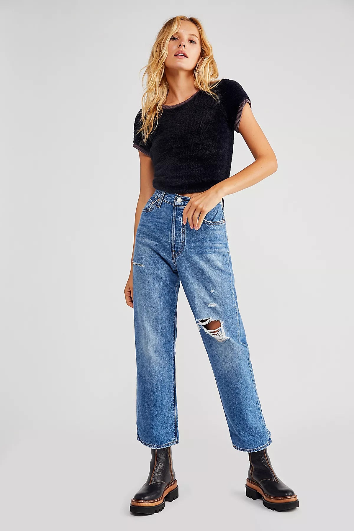 Levi's Ribcage Straight Ankle Jeans