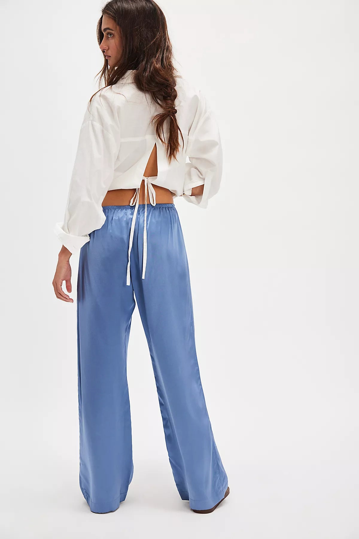 DONNI. The Silk Simple Pants