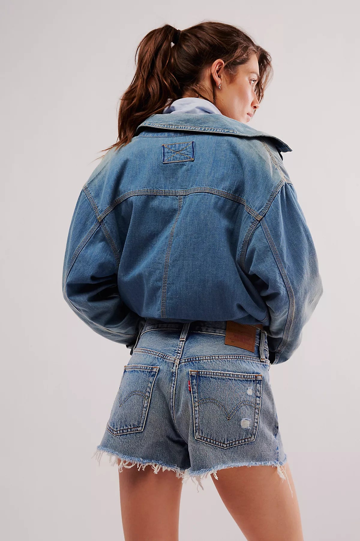 Levi’s 501 High-Rise Denim Shorts