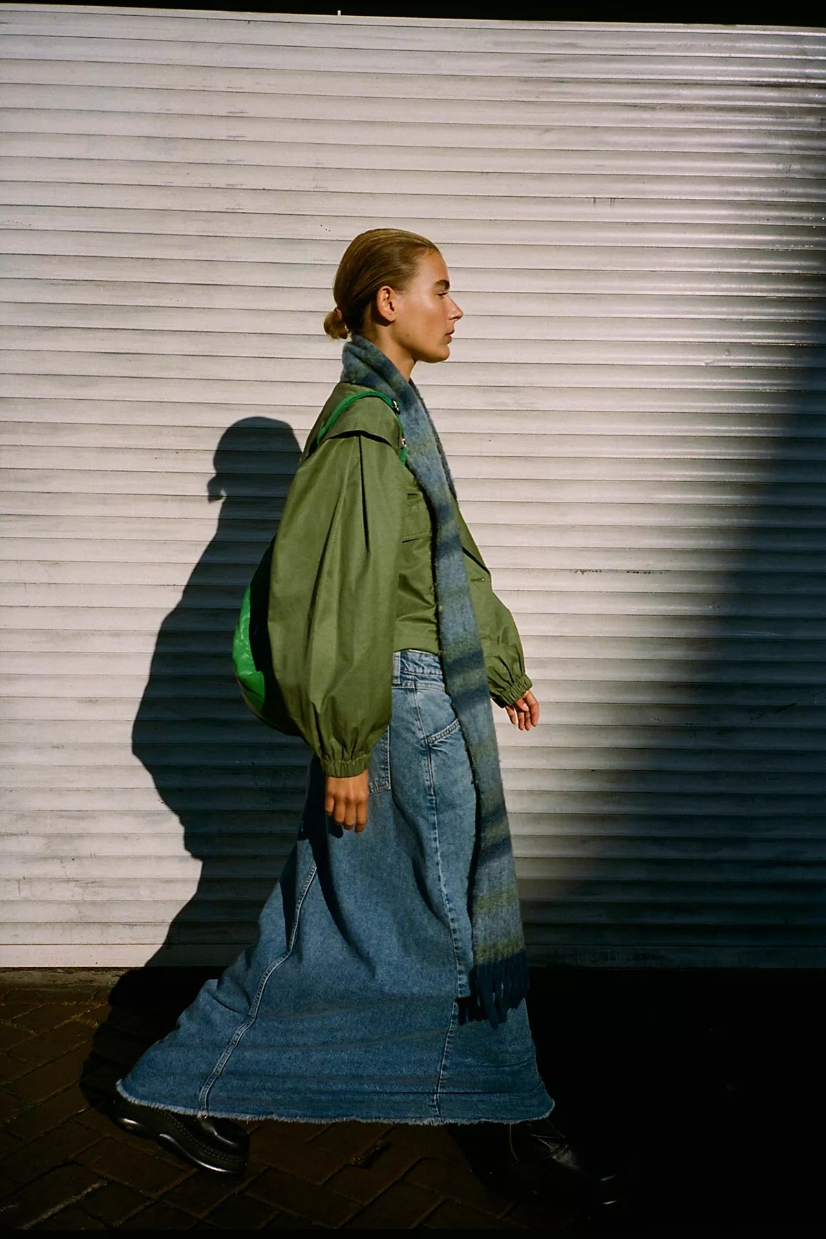 We The Free Come As You Are Denim Maxi Skirt