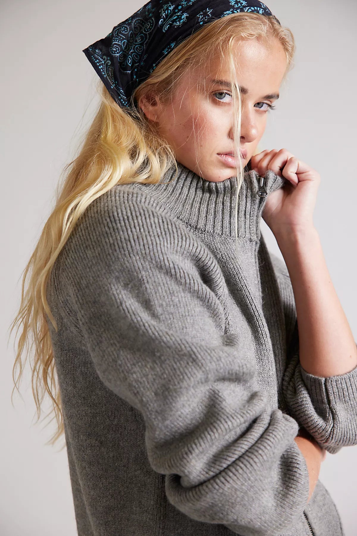We The Free On It Zip-Up Cardigan