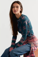 Easy Does It Printed Top