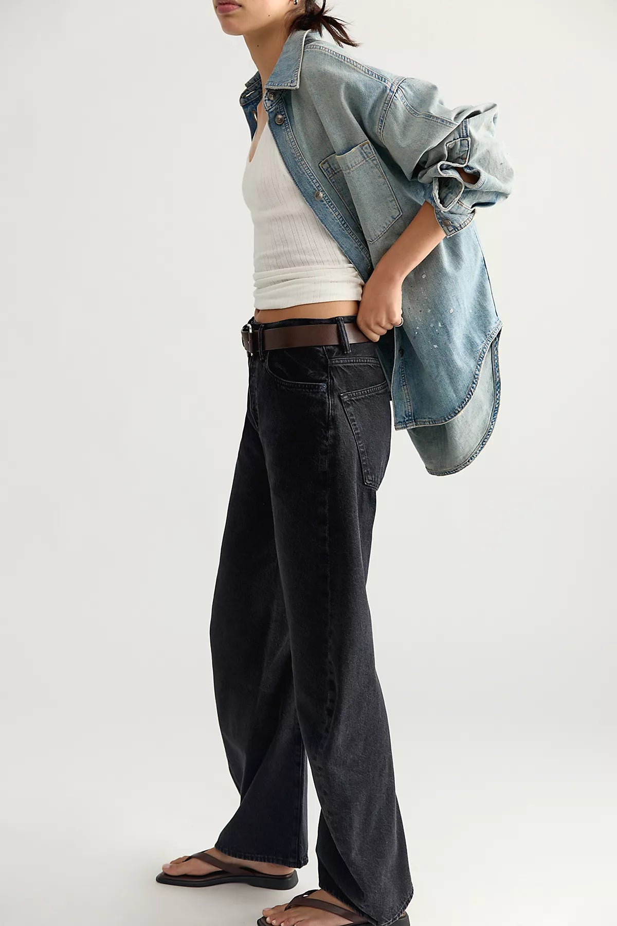 AGOLDE Spiral Twisted Seam Jeans