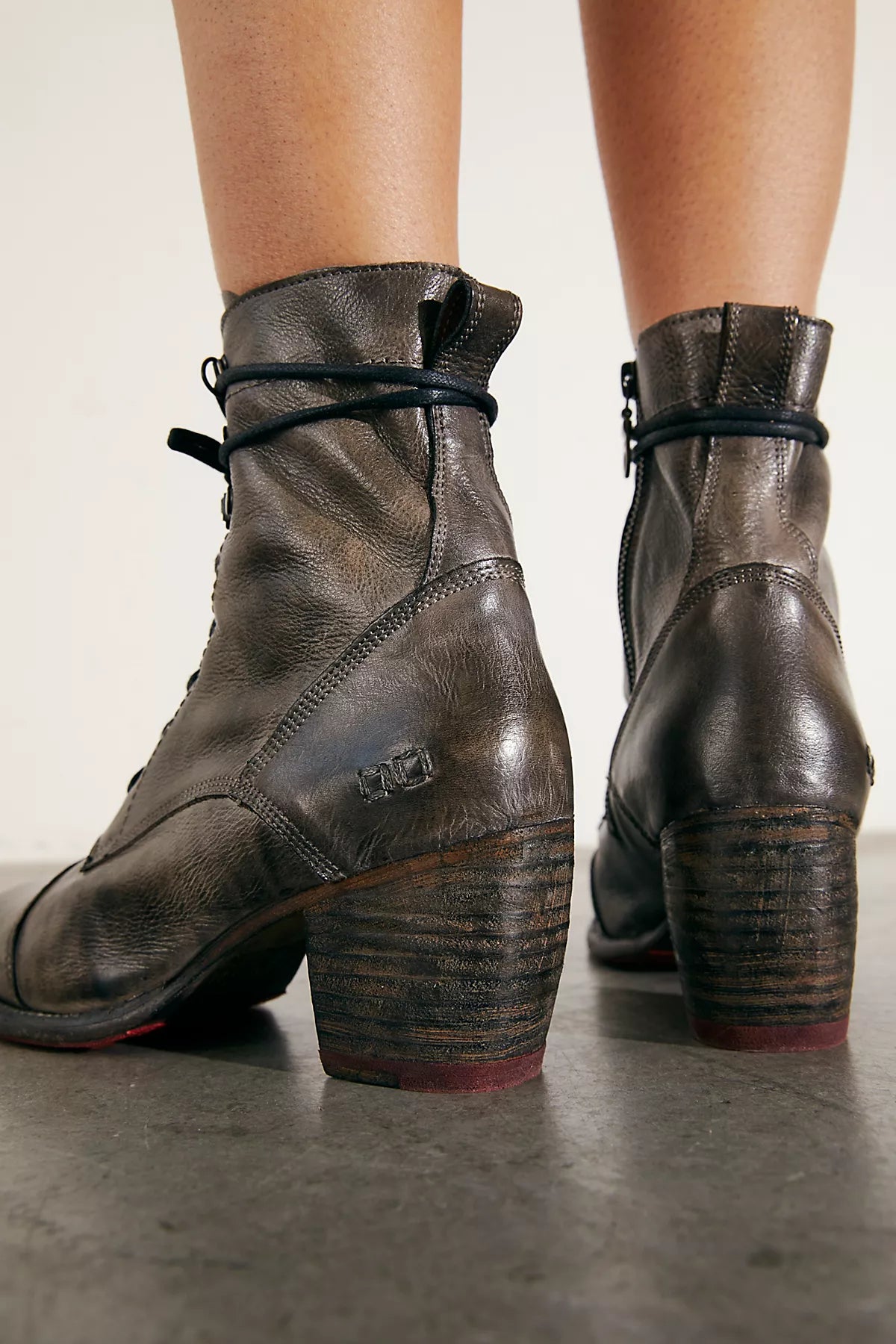 Brooklyn Lace Up Ankle Boots
