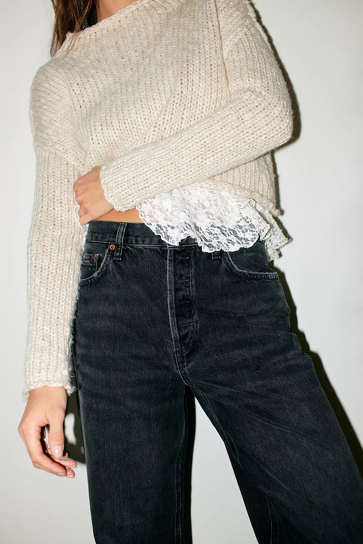 AGOLDE Low-Rise Baggy Jeans