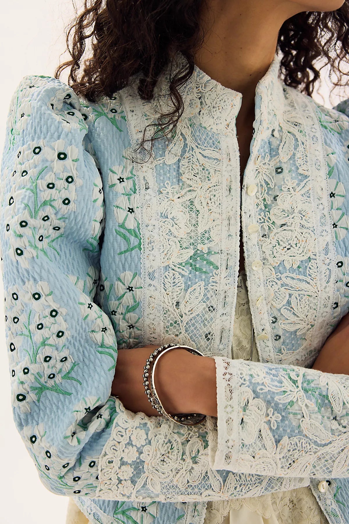 Anna Sui Victorian Brocade Jacket