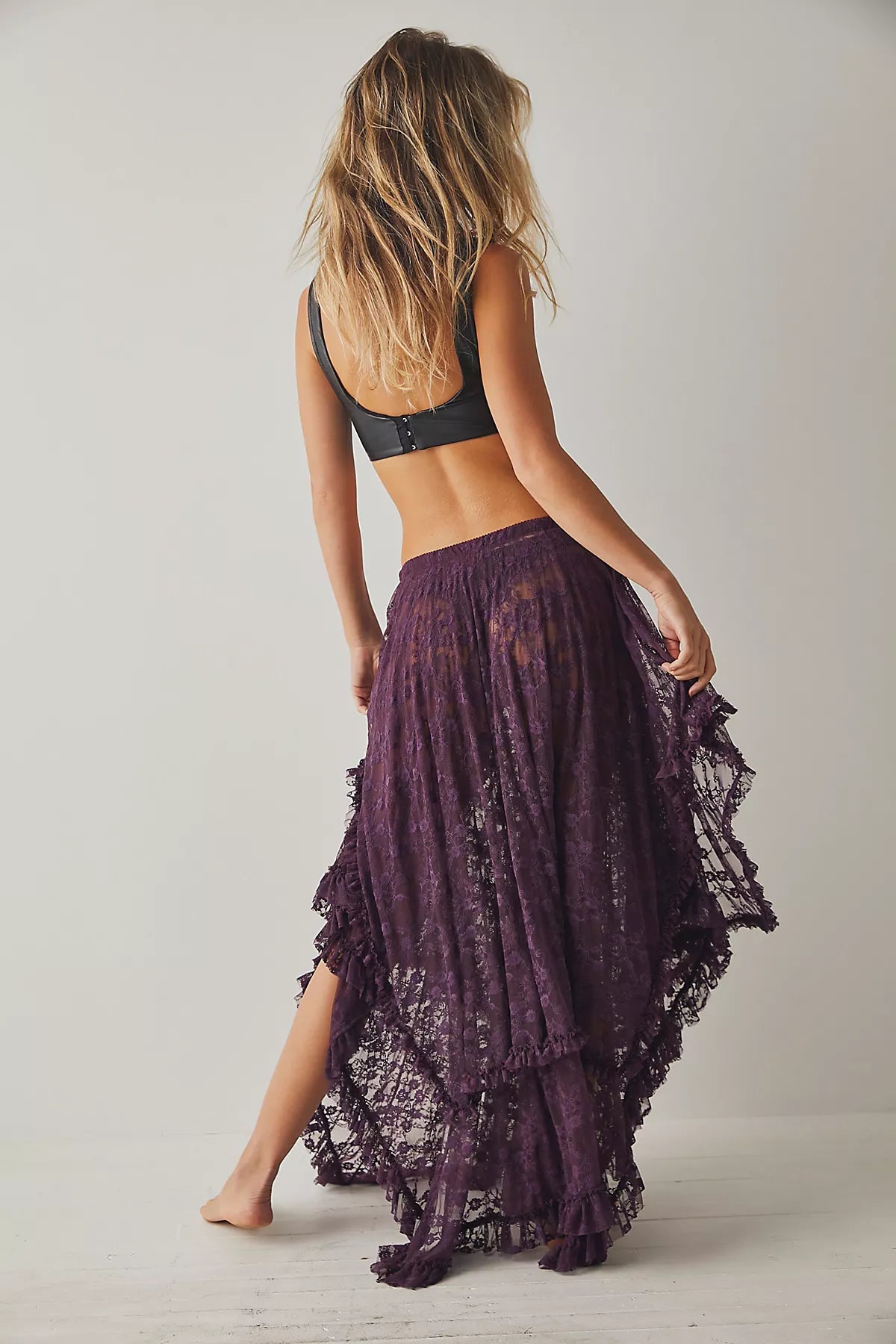 French Courtship Maxi Slip Skirt