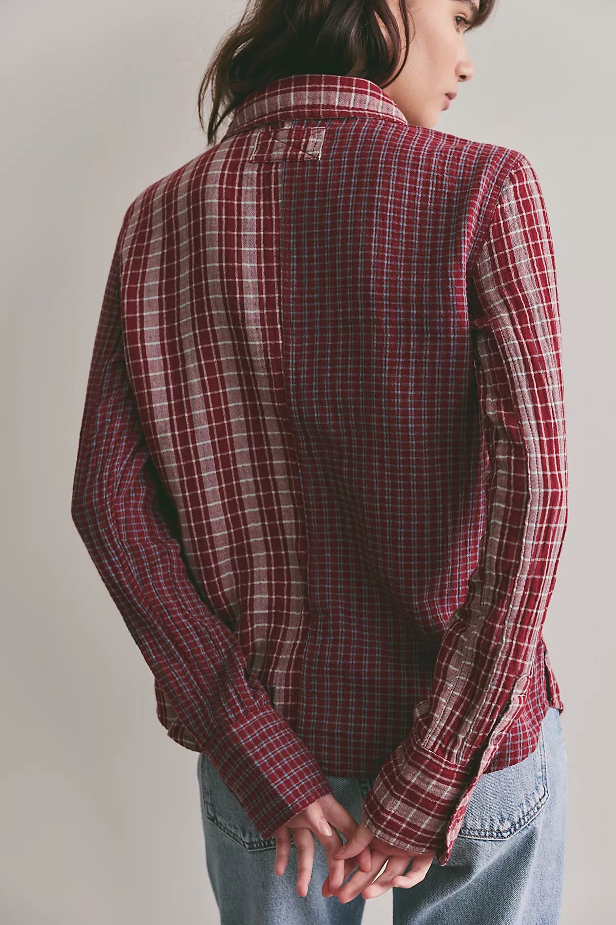 We The Free Benny Slim Plaid Button-Down