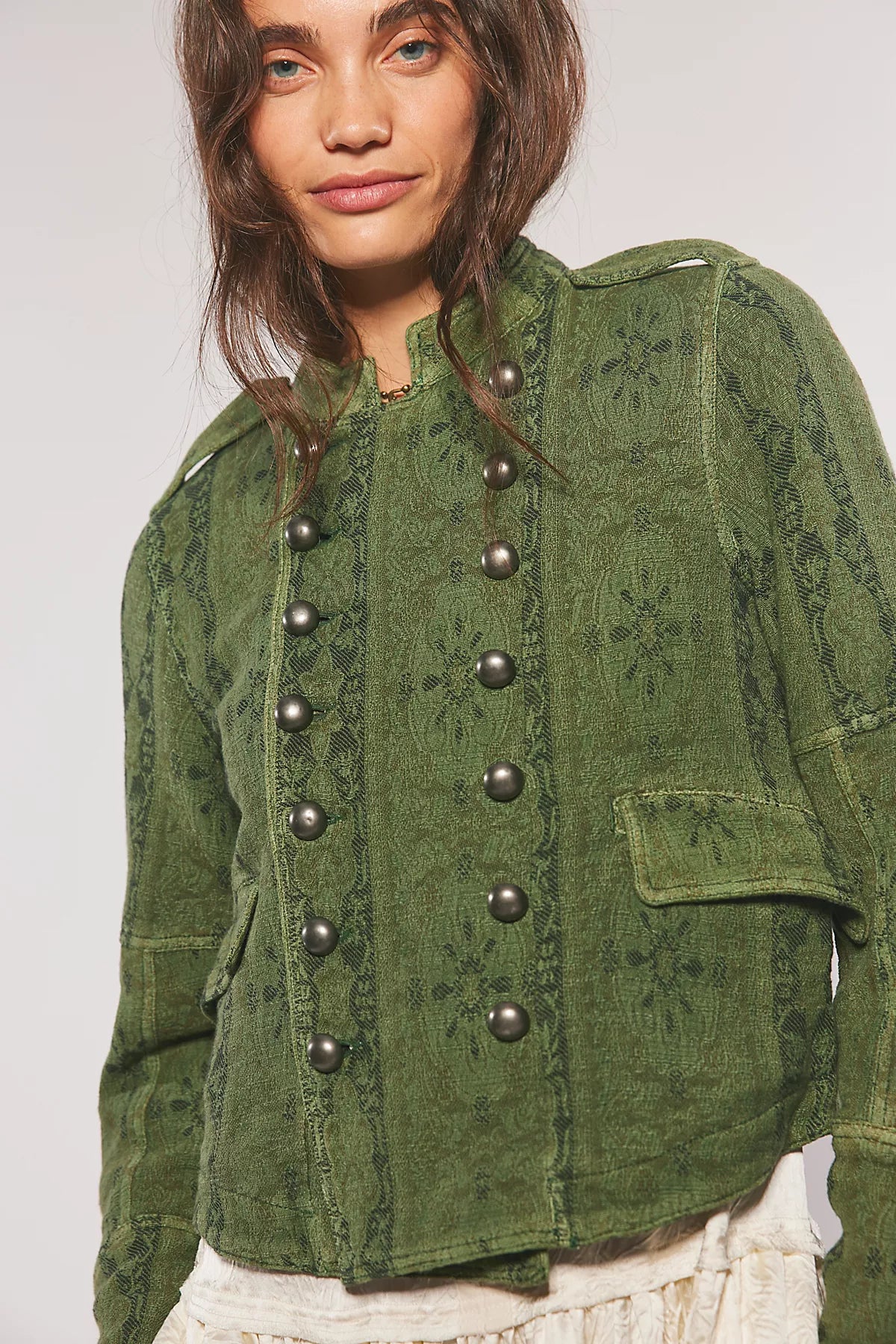 Lotty Jacquard Band Jacket