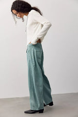 We The Free Good Luck Mid-Rise Barrel Jeans