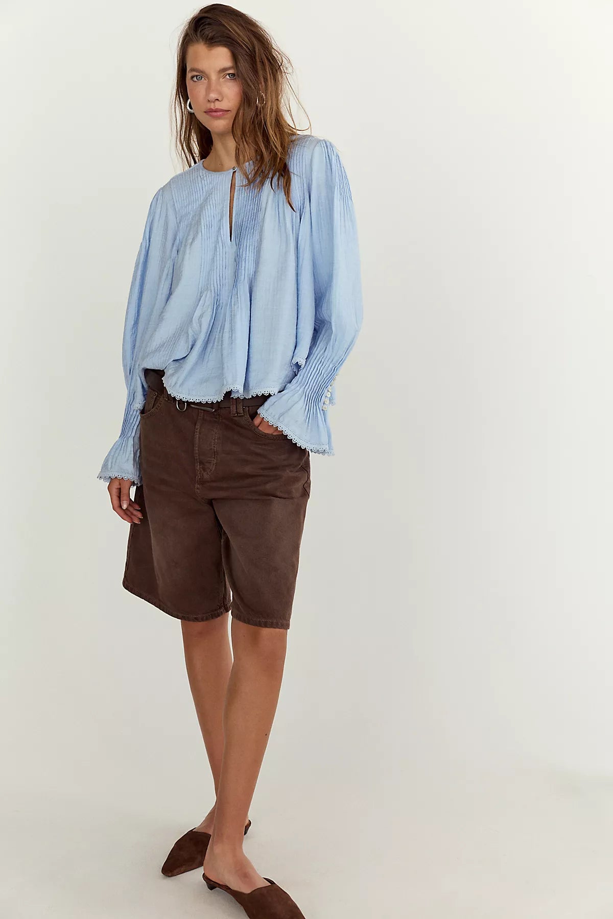 Thousand Pintucks Blouse