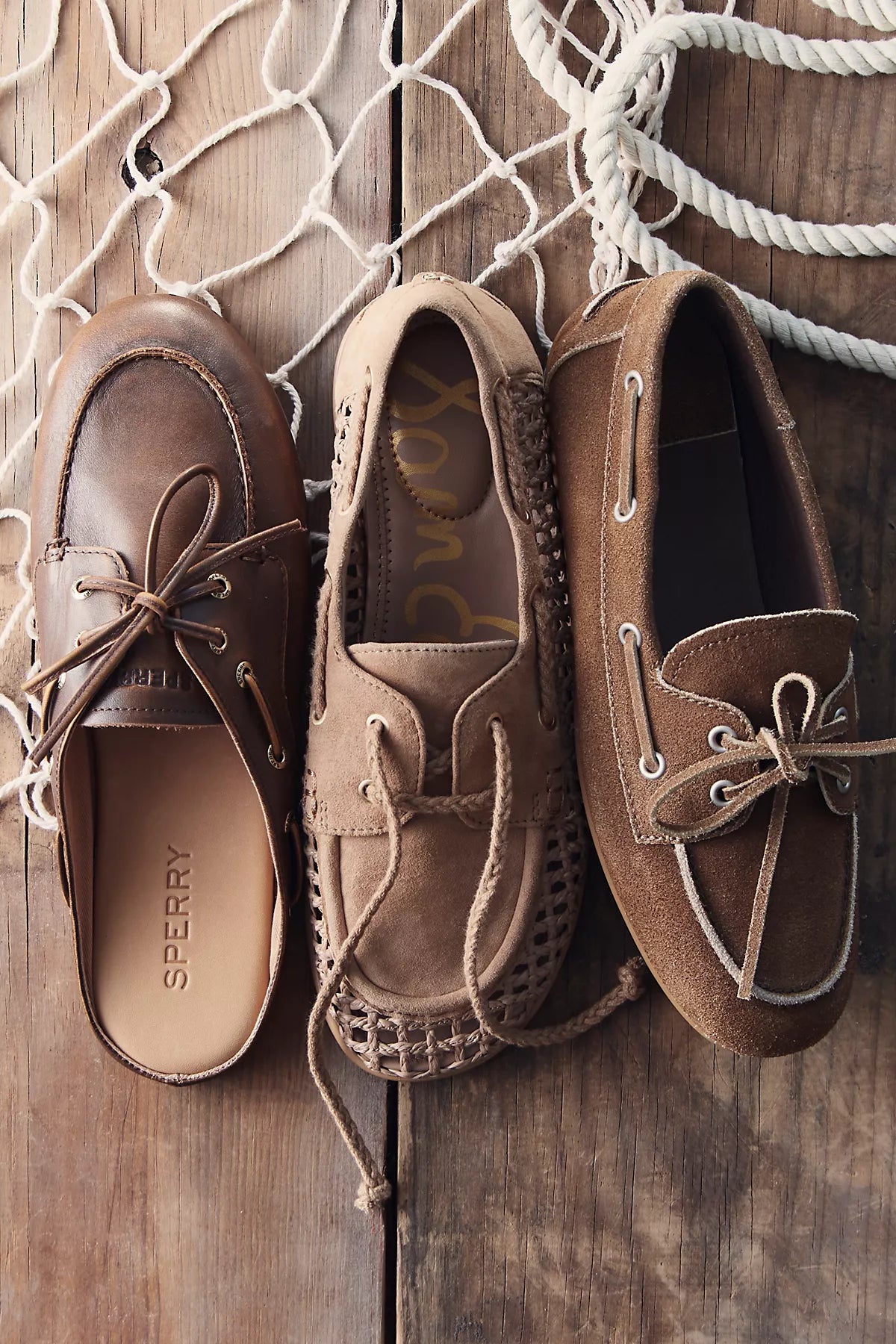 Bria Woven Boat Shoes