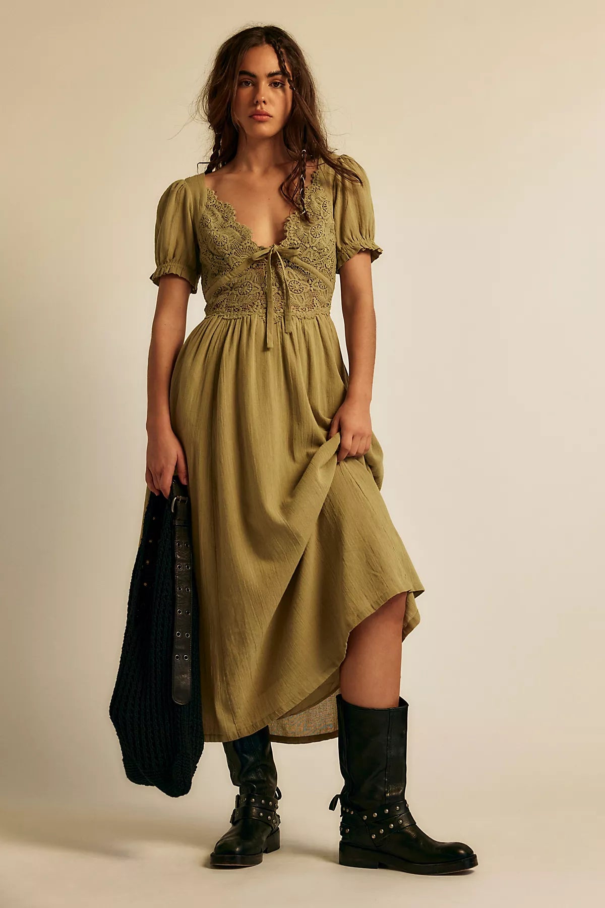 All You Need Is Lace Midi Dress