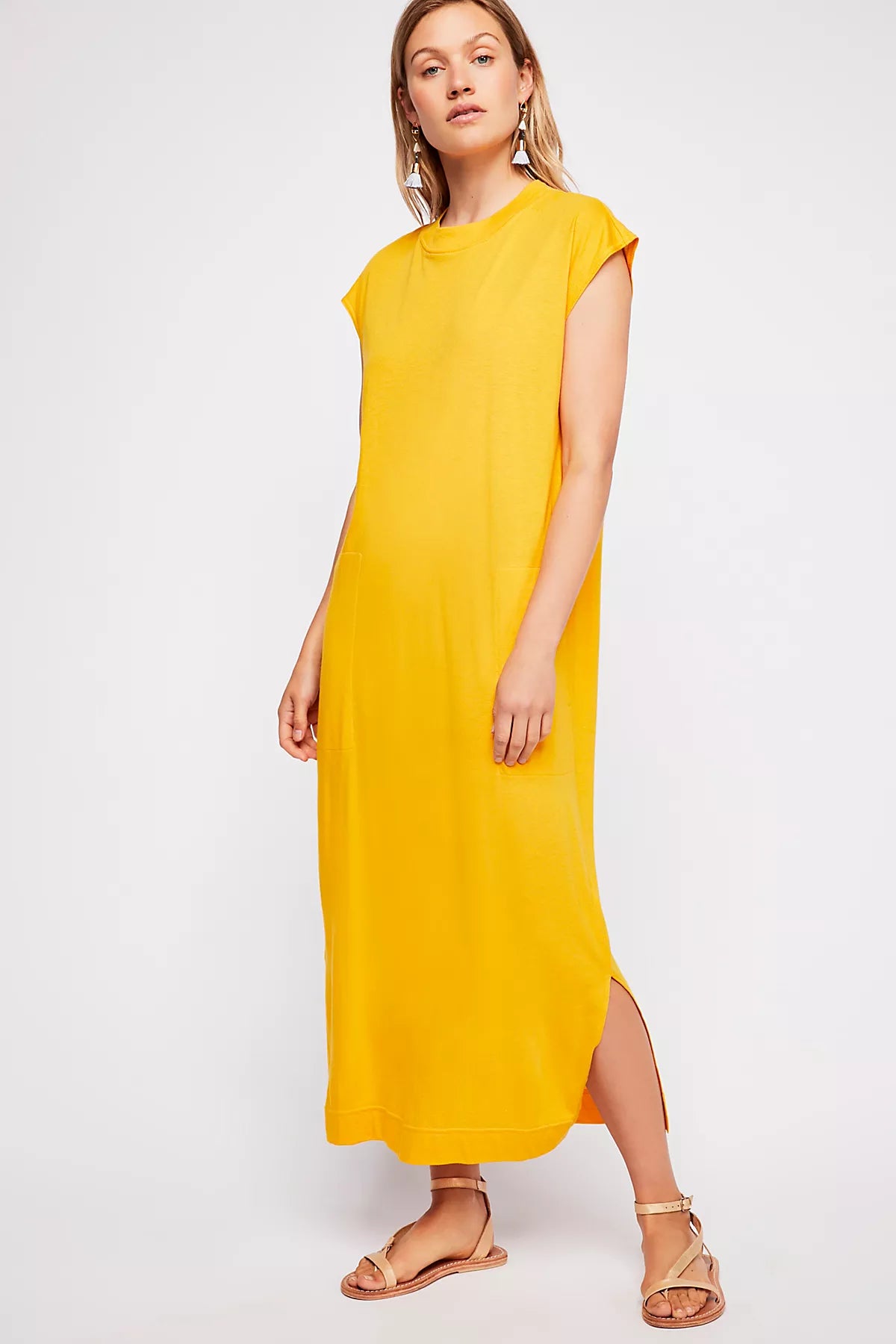 All Day Long Midi T-Shirt Dress