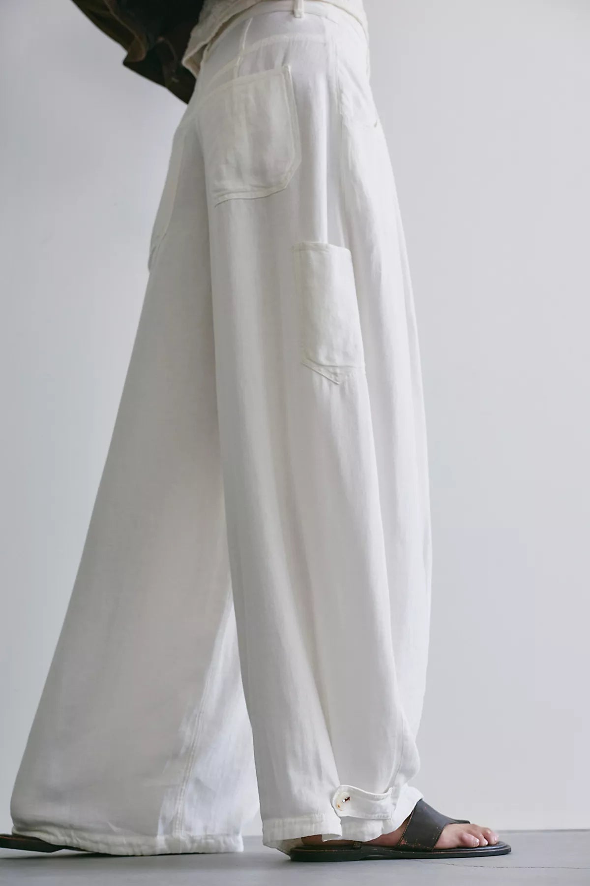 About It Baggy Linen Trousers