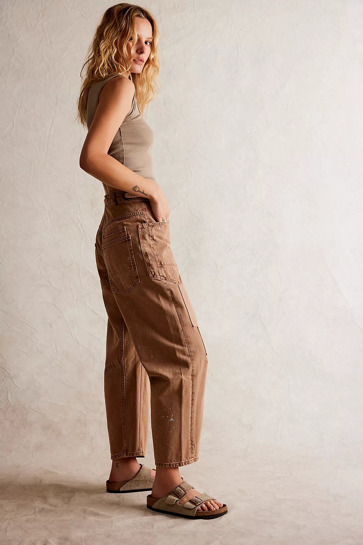 We The Free Moxie Pull-On Barrel Jeans