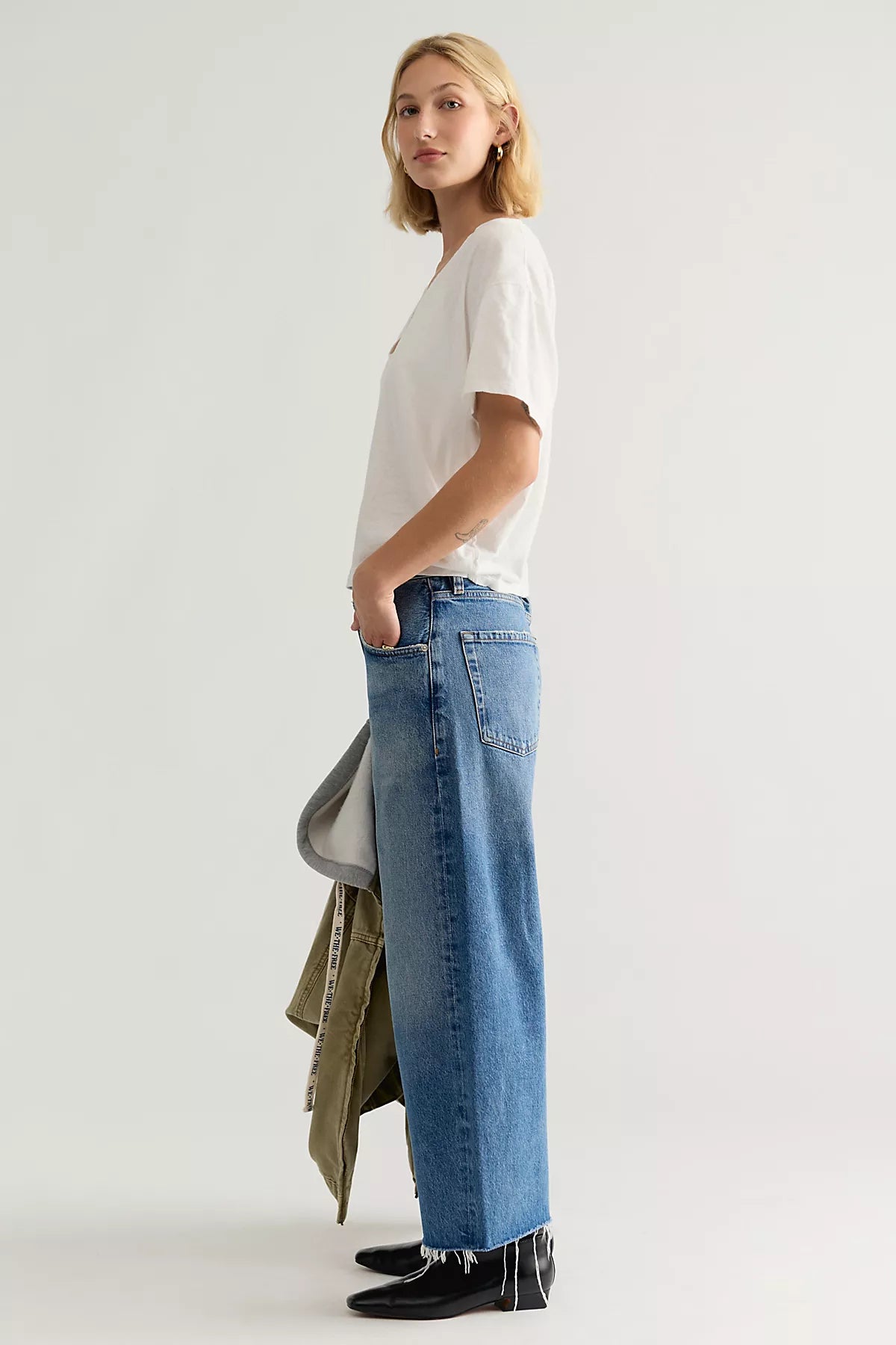 Citizens of Humanity Ayla Raw Hem Crop Jeans