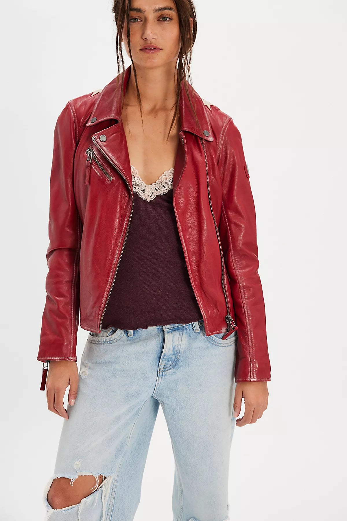 Christy Leather Moto Jacket