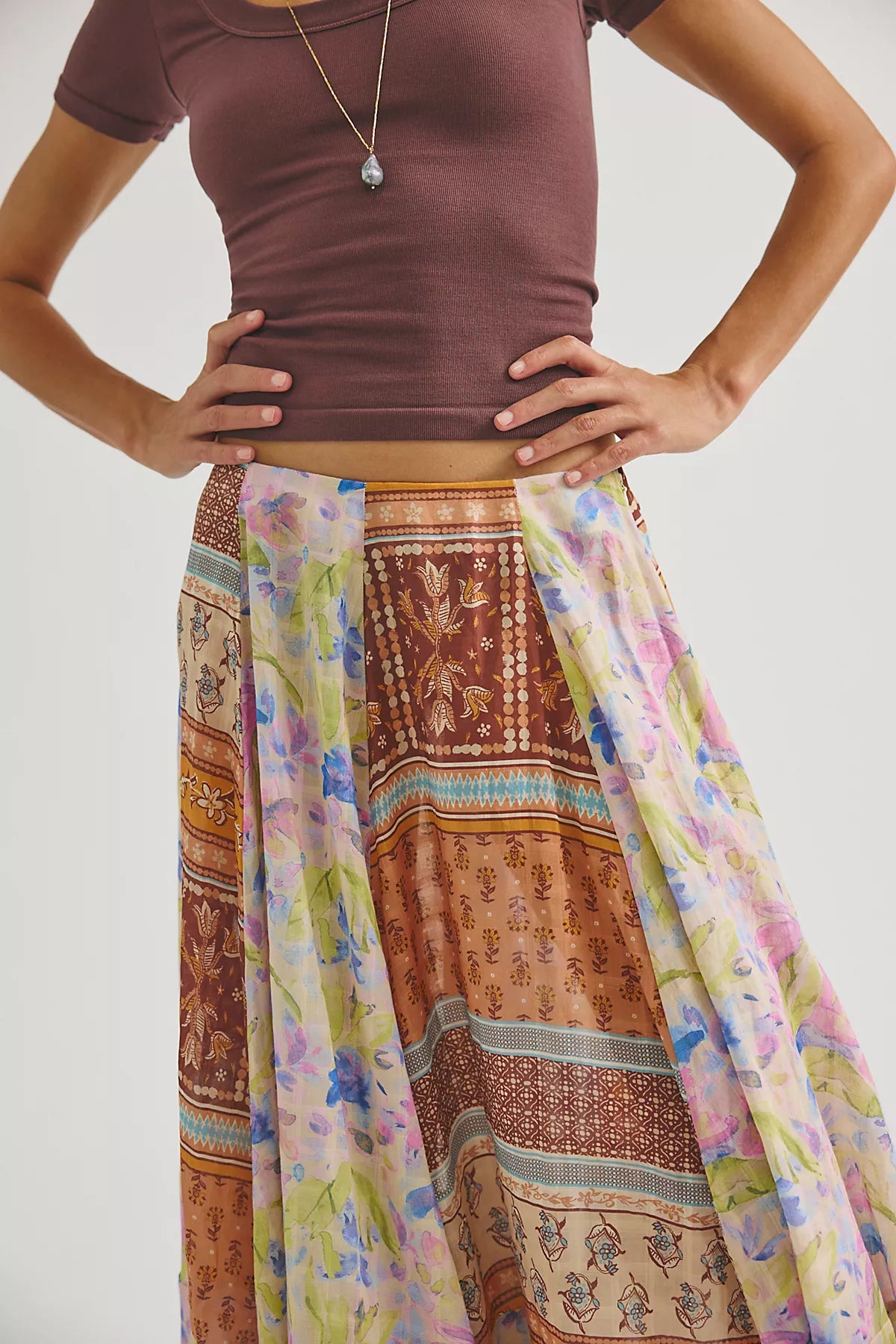 Santa Eulalia Printed Maxi Skirt