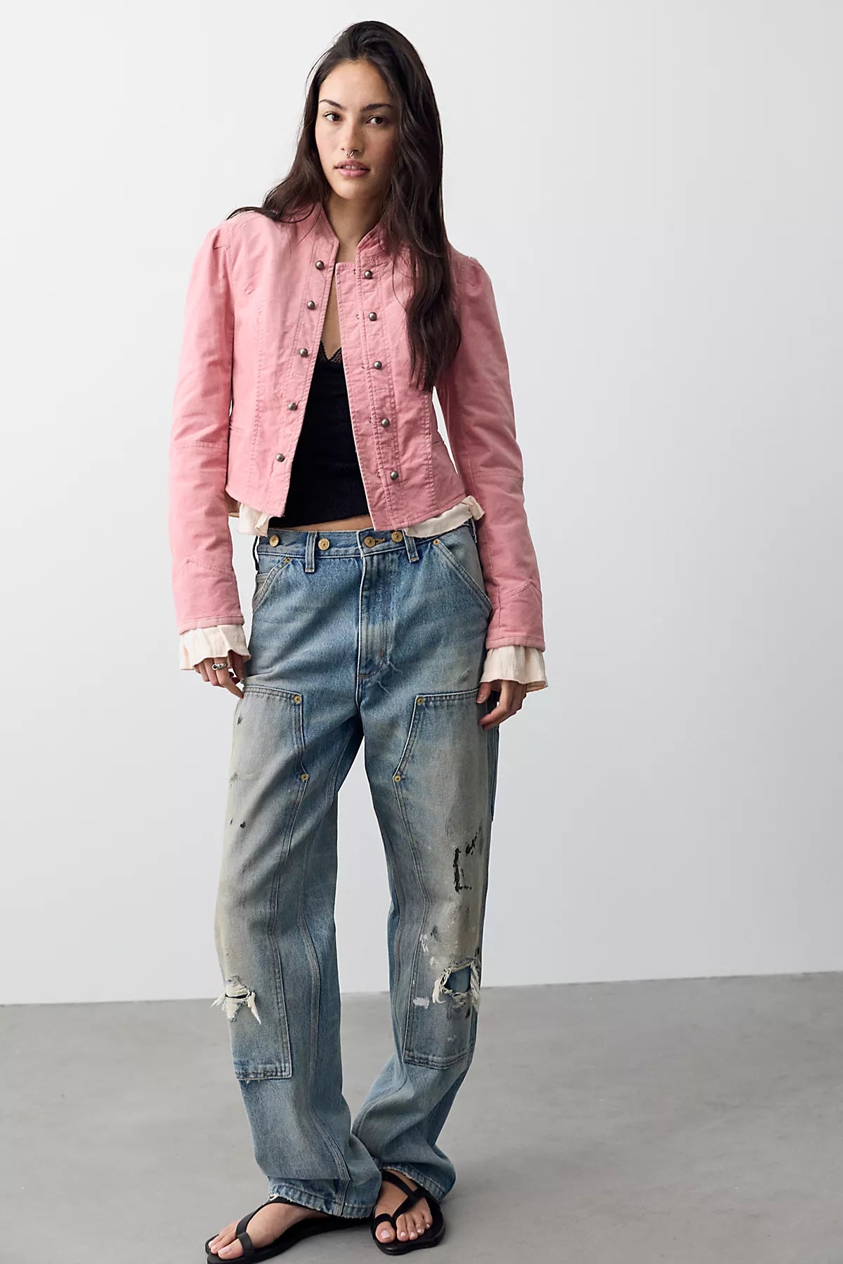 Cloud Nine Ruffle Band Jacket