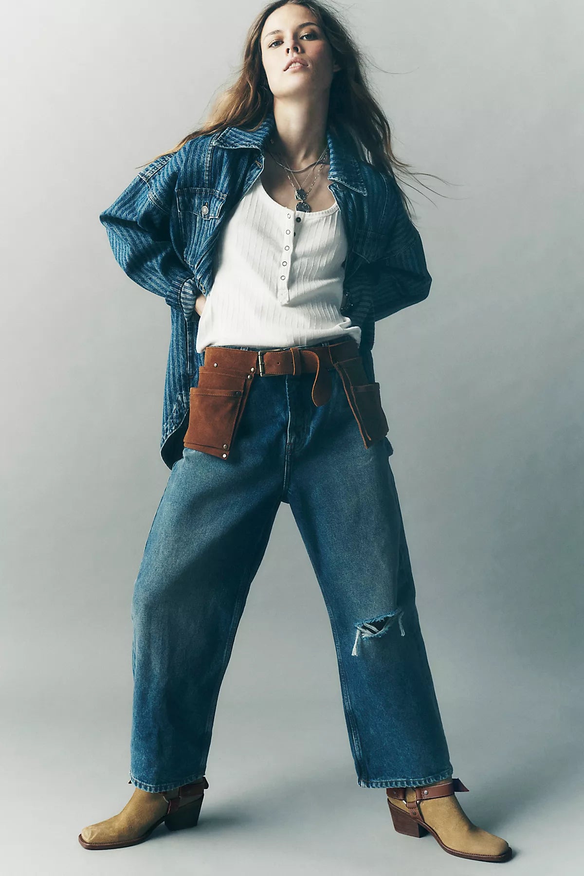 We The Free Deep Trance Dropped Boyfriend Jeans