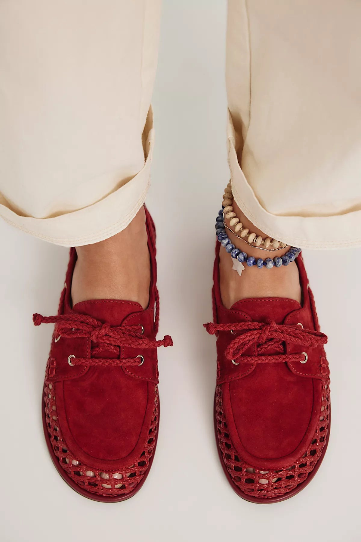 Bria Woven Boat Shoes