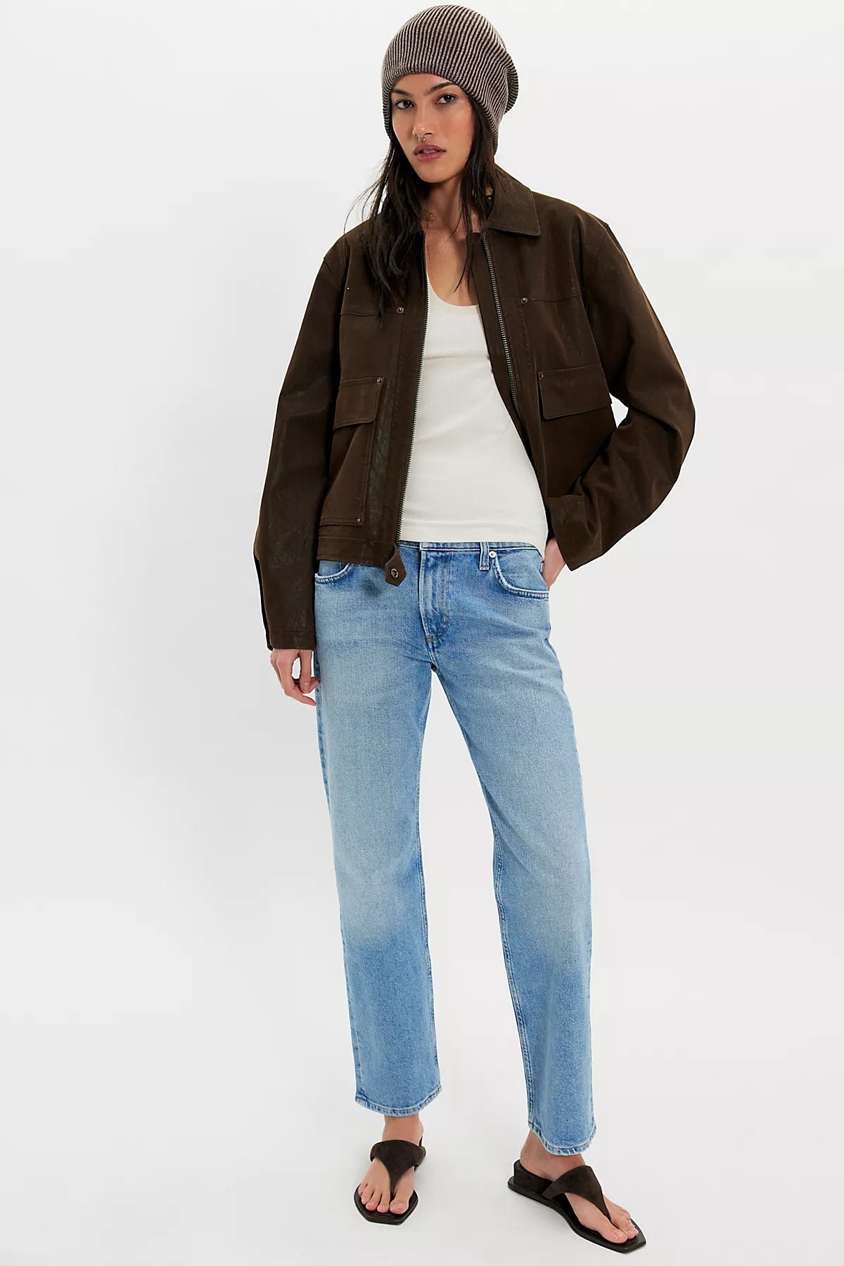 Citizens of Humanity Anissa Low-Rise Straight Leg Jeans