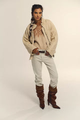 Dolman Quilted Knit Jacket