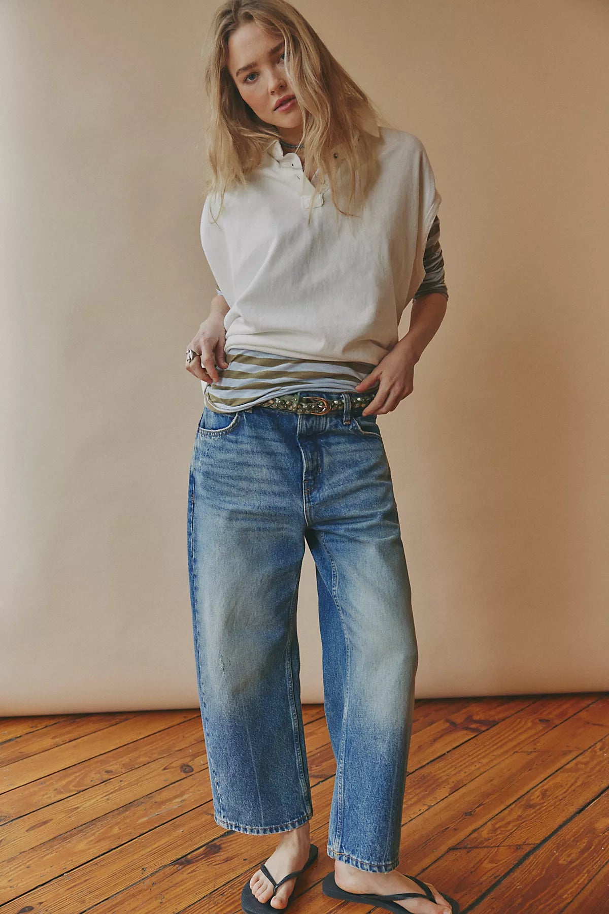 We The Free Deep Trance Dropped Boyfriend Jeans