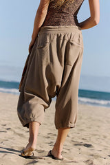All In Cropped Harem Pants