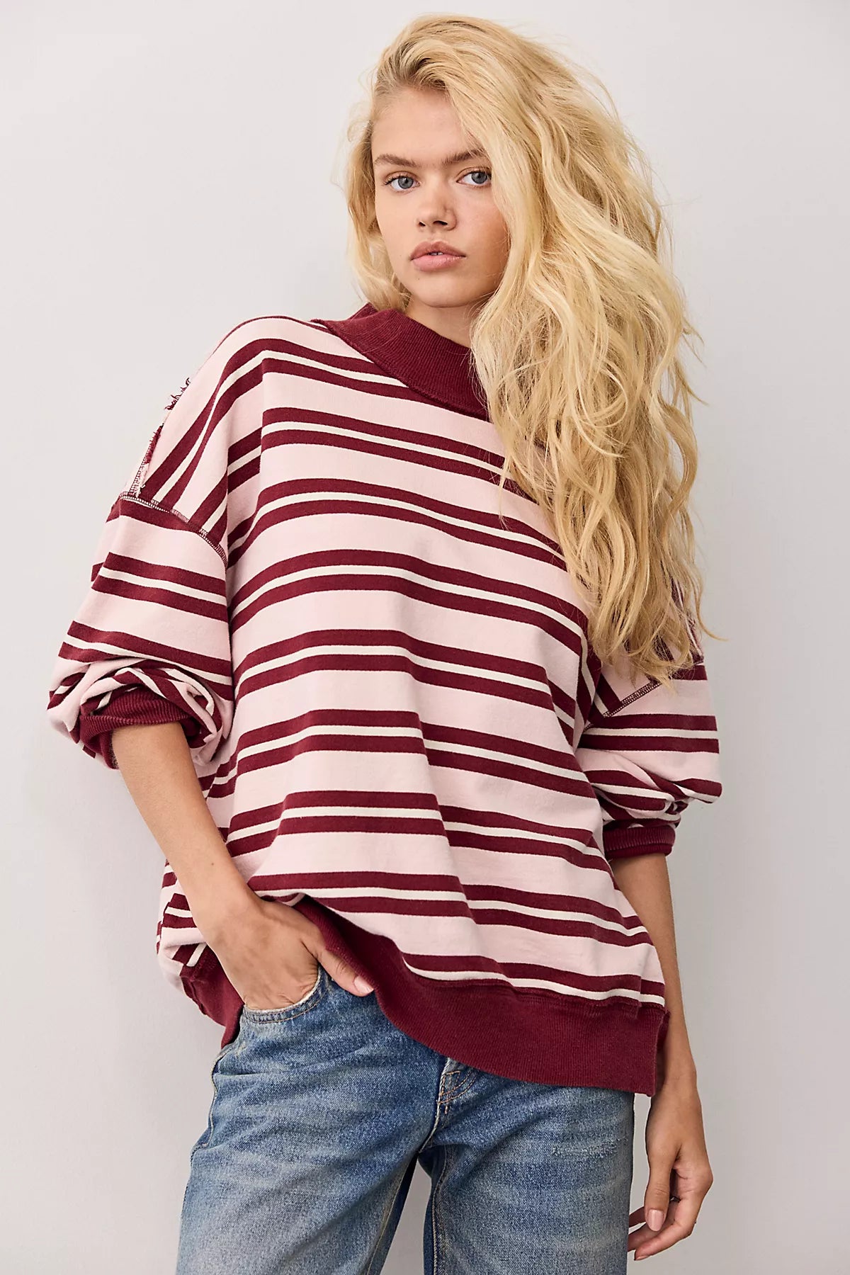 Palm Springs Striped Pullover