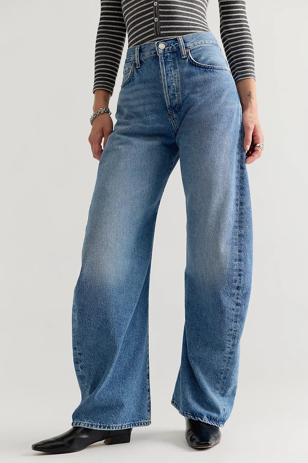 AGOLDE Spiral Twisted Seam Jeans