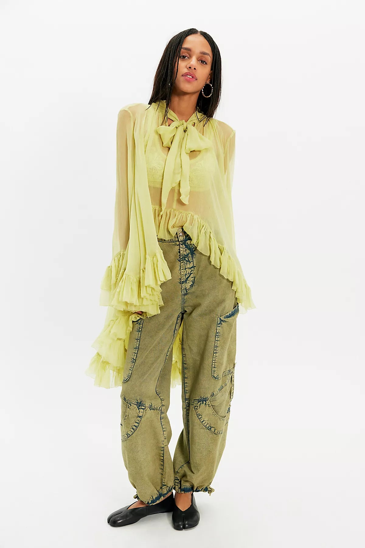 Full Sleeve Frill Top