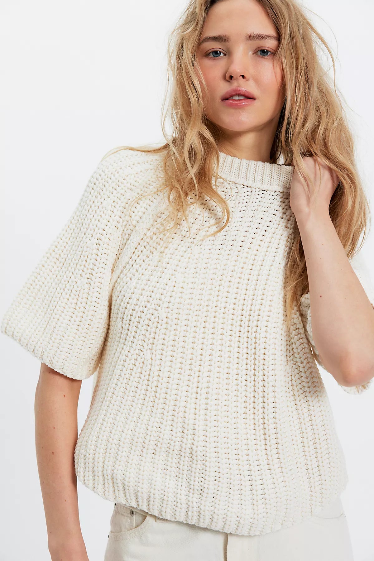 Amy Cotton Sweater Tee