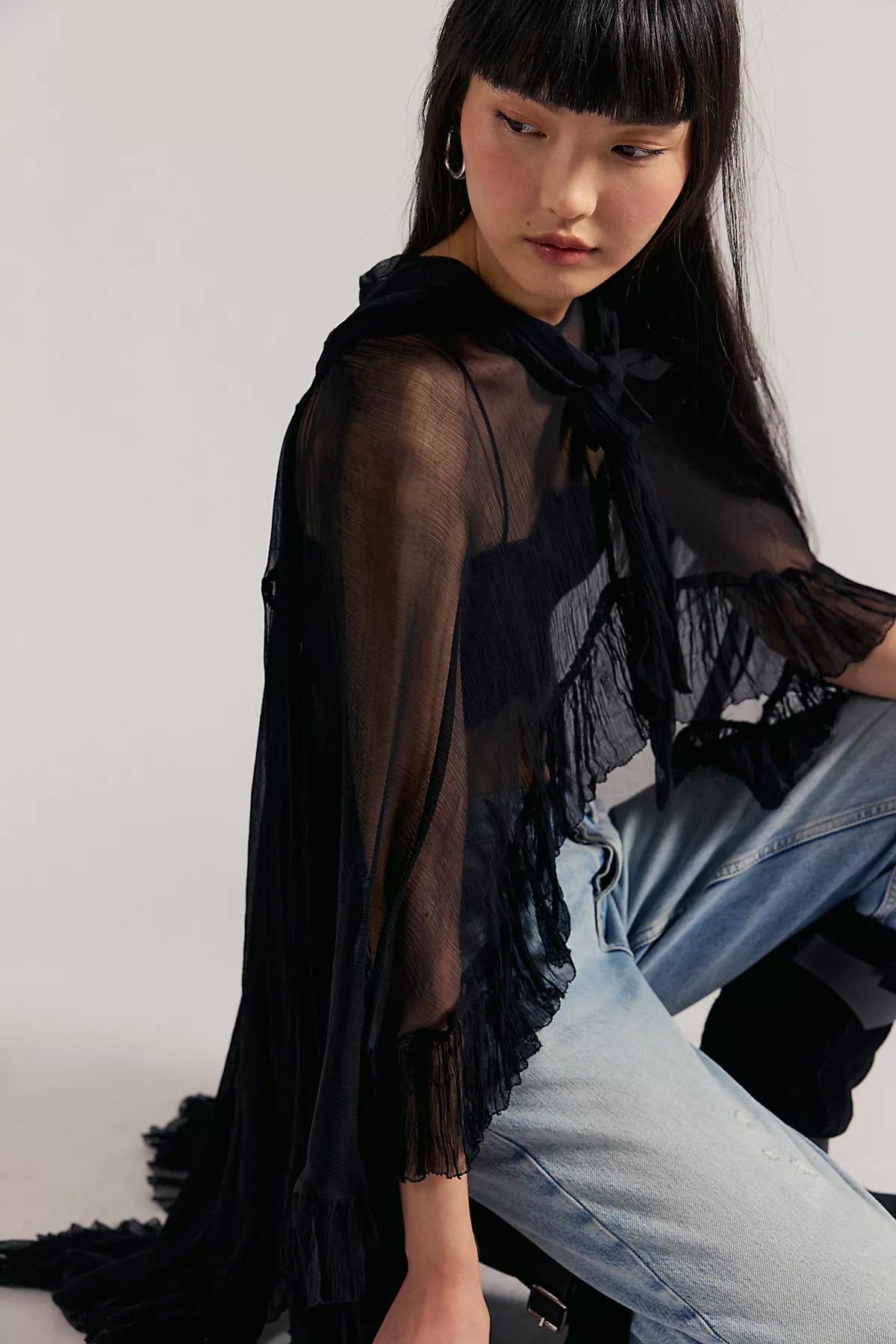 Full Sleeve Frill Top