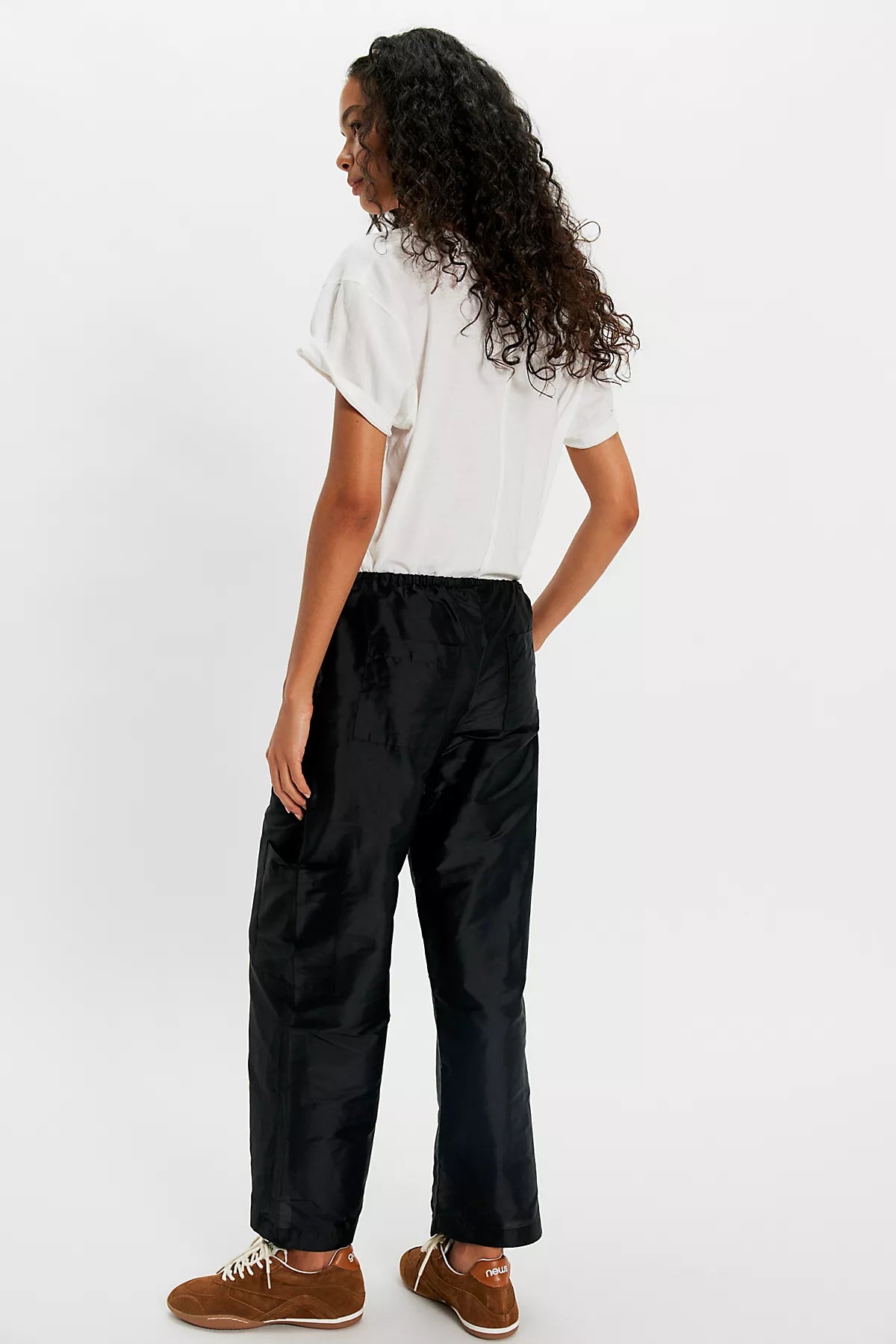 DONNI. The Taffeta Drawstring Cargo Pants