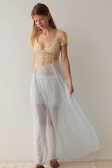 For Love & Lemons Cleo Maxi Slip Dress