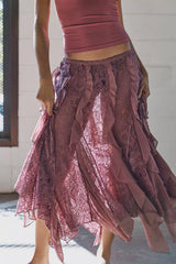 Candy Calling Maxi Slip Skirt