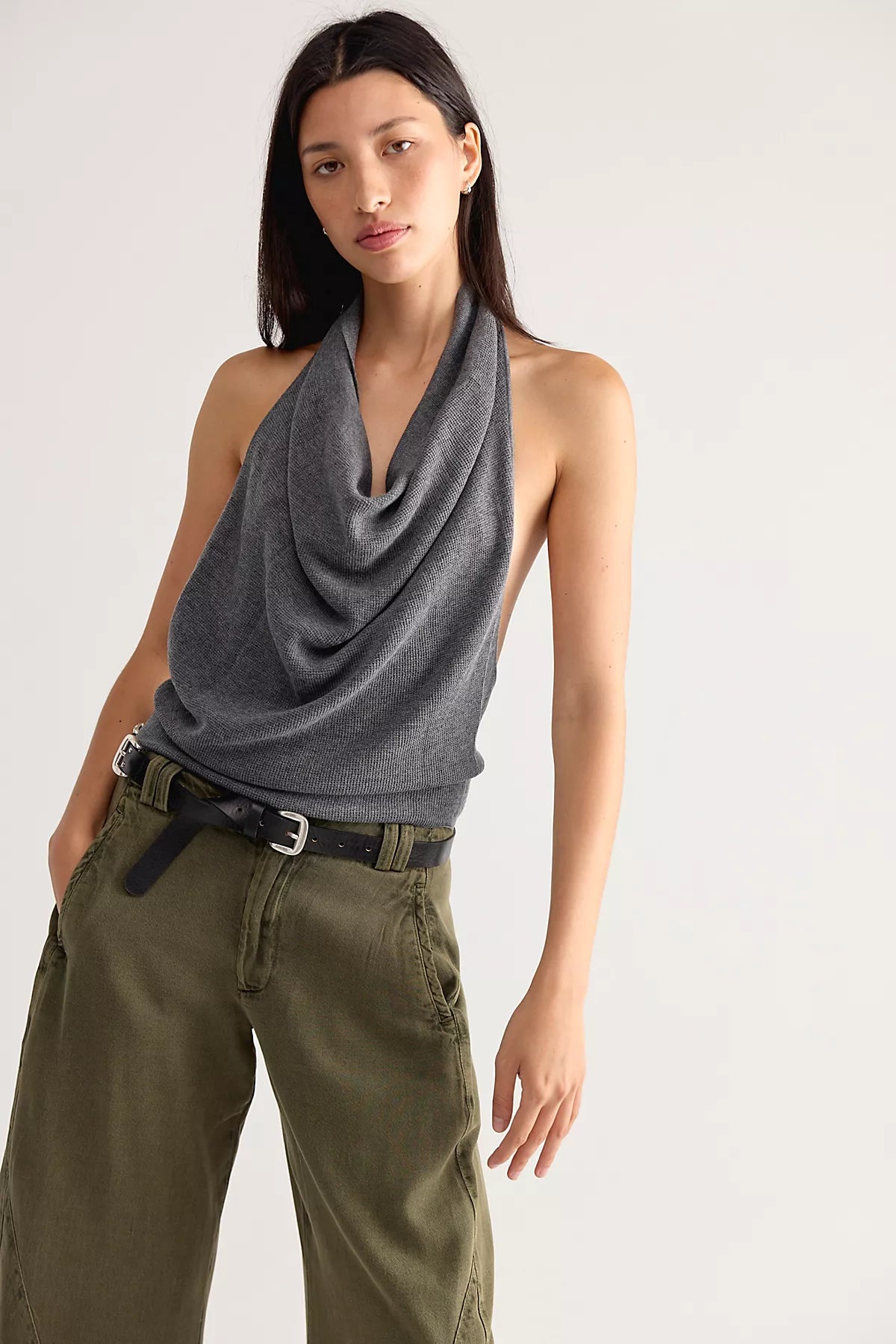 Geel Vega Cowl Neck Top
