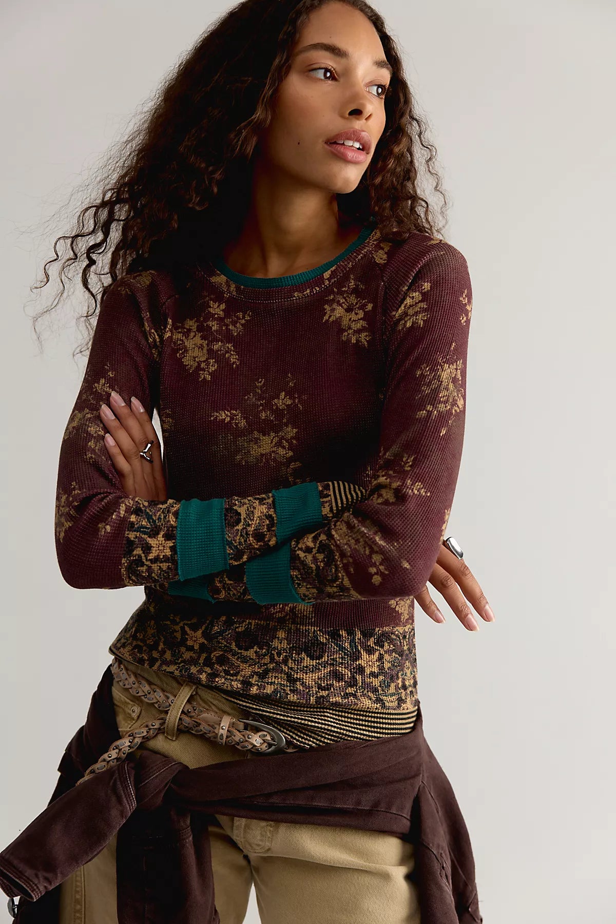Easy Does It Printed Top