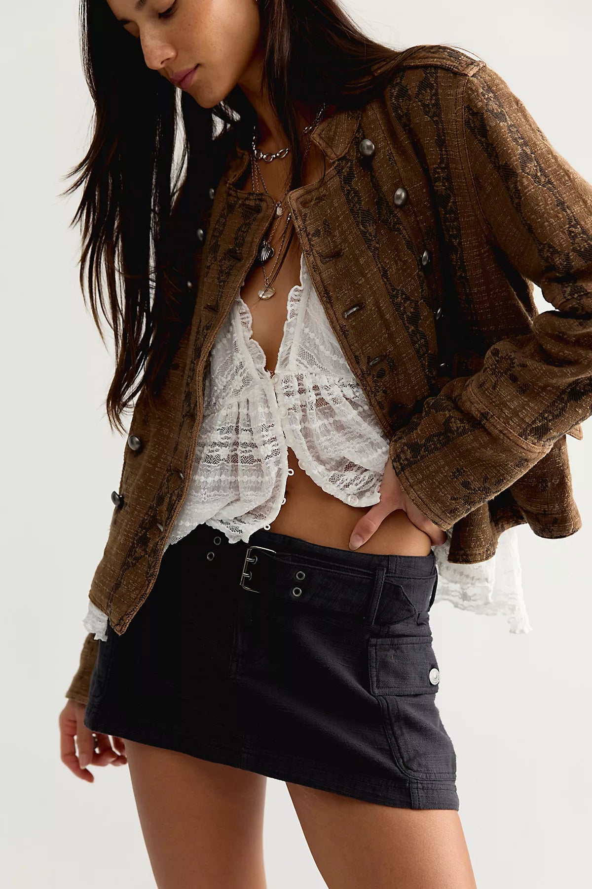 Lotty Jacquard Band Jacket