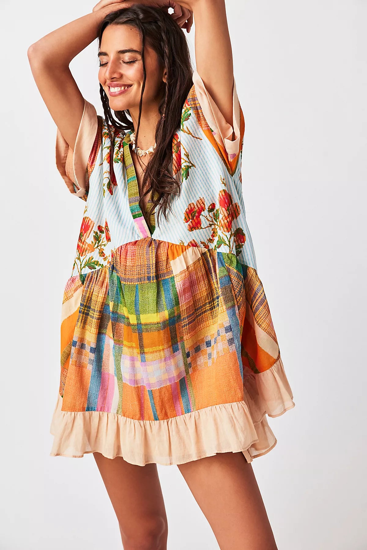 Agnes Printed Mini Dress