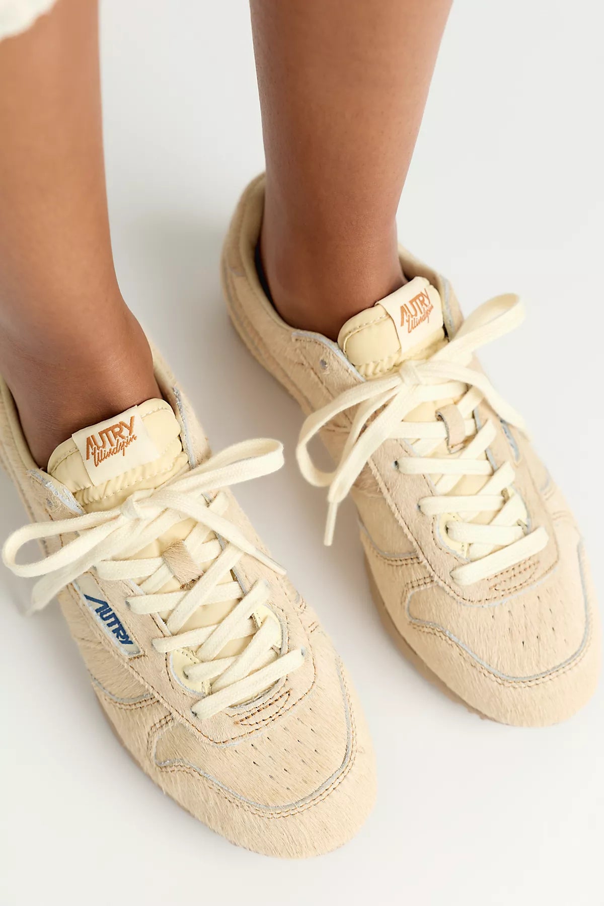 Autry Windspin Low Top Pony Hair Sneakers