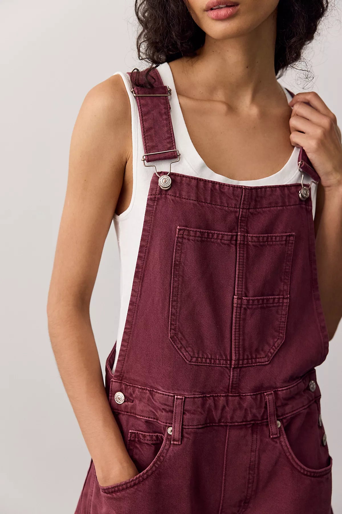 We The Free Good Luck Barrel Overalls