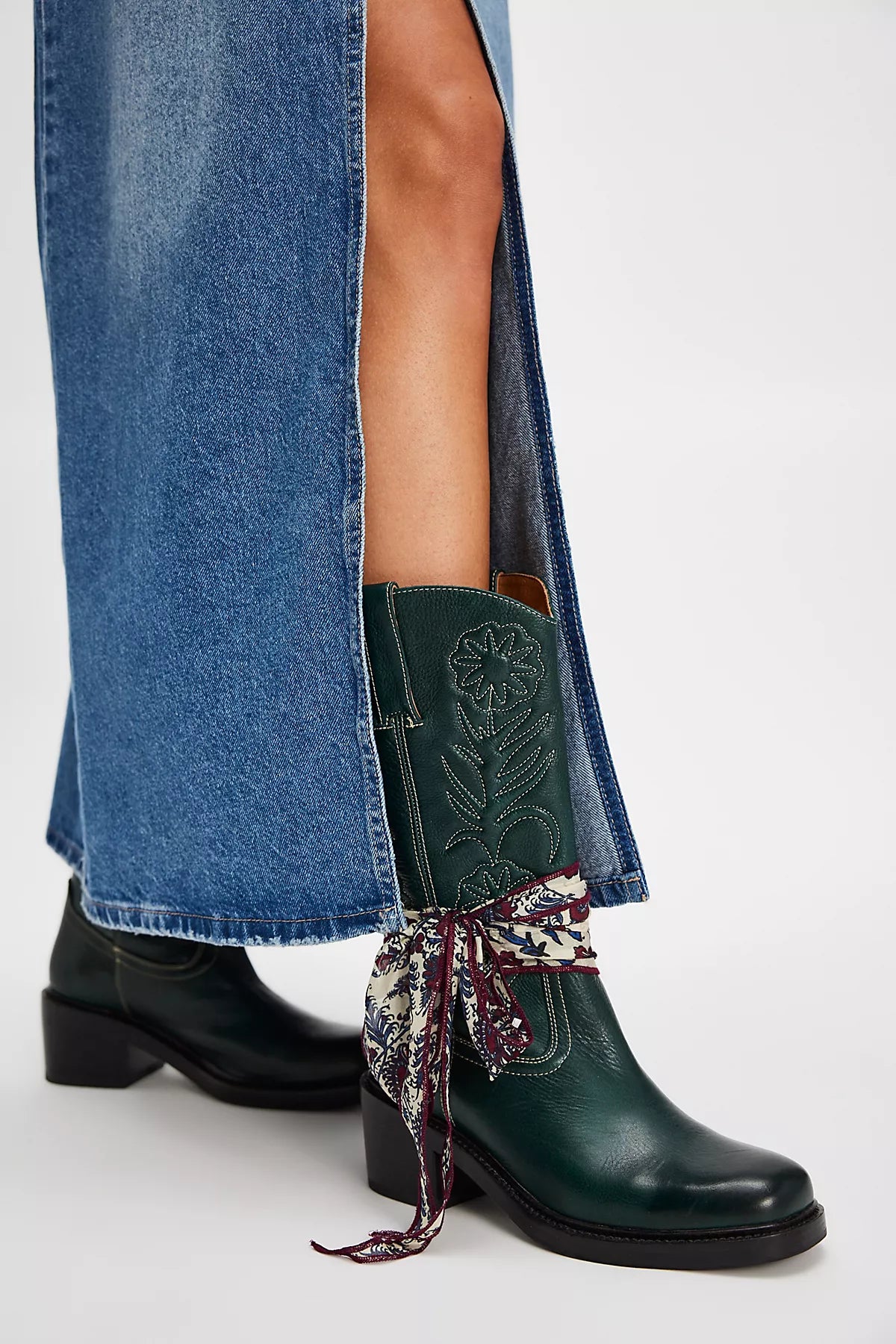 Frye For FP Kate Deco Stitch Boots