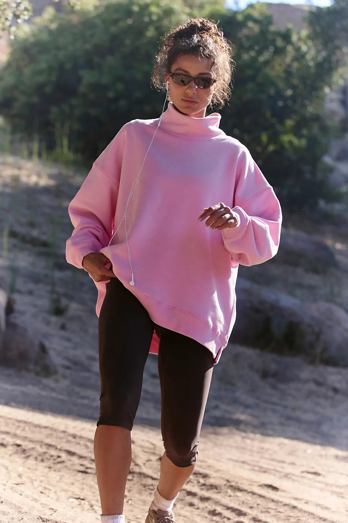 A Cut Above Mock Neck Pullover Sweatshirt