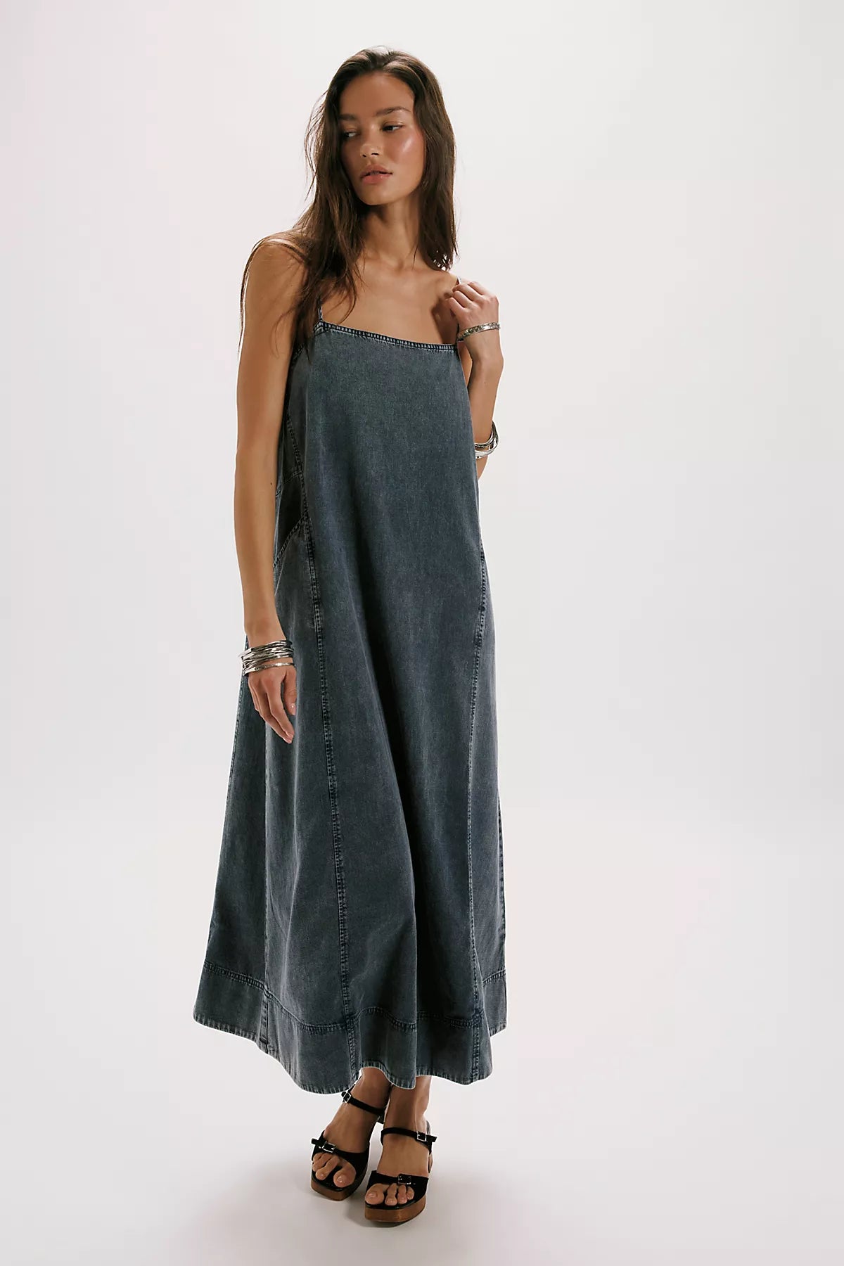 Miko Denim Midi Dress