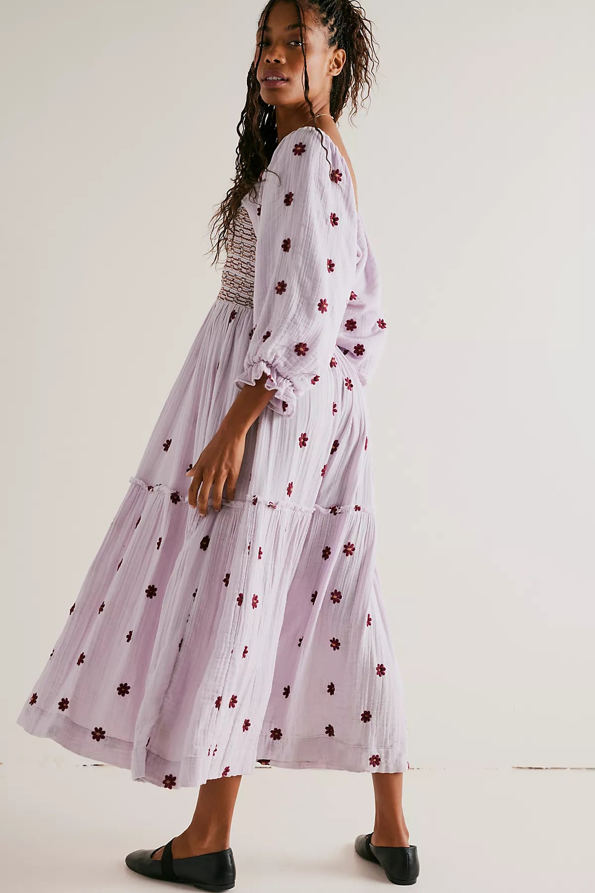 Dahlia Embroidered Maxi Dress